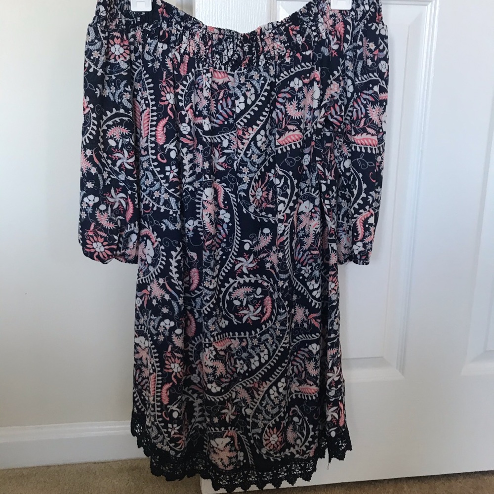 Off the shoulder dress